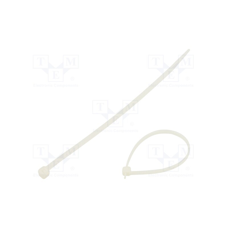 1 pcg x RADPOL - TOOCW037004801 - Cable tie, L: 370mm, W: 4.8mm, polyamide, 220N, natural, 100pcs.