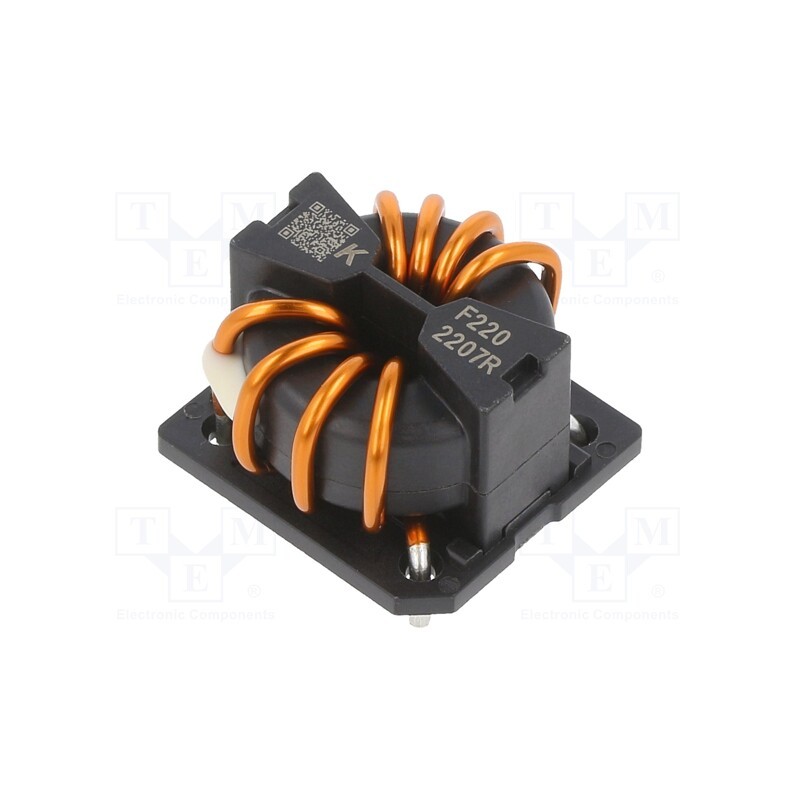 1 pcs x KEMET - SCF19XV-220-1R6A004JH - Inductor: wire with current compensation, THT, 200uH, 1.43mΩ