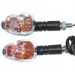 Direction indicator, white lens, quad atv enduro