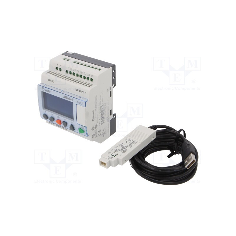 1 pcs x CROUZET - 88974080 - Starter kit, IN: 8, OUT: 4, OUT 1: relay, Millenium 3 Smart, 24VDC
