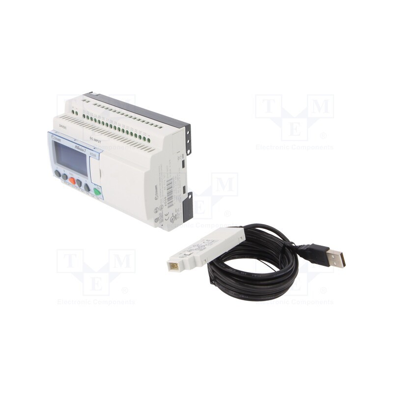 1 pcs x CROUZET - 88974084 - Starter kit, IN: 16, OUT: 10, OUT 1: relay, Millenium 3 Smart, 24VDC