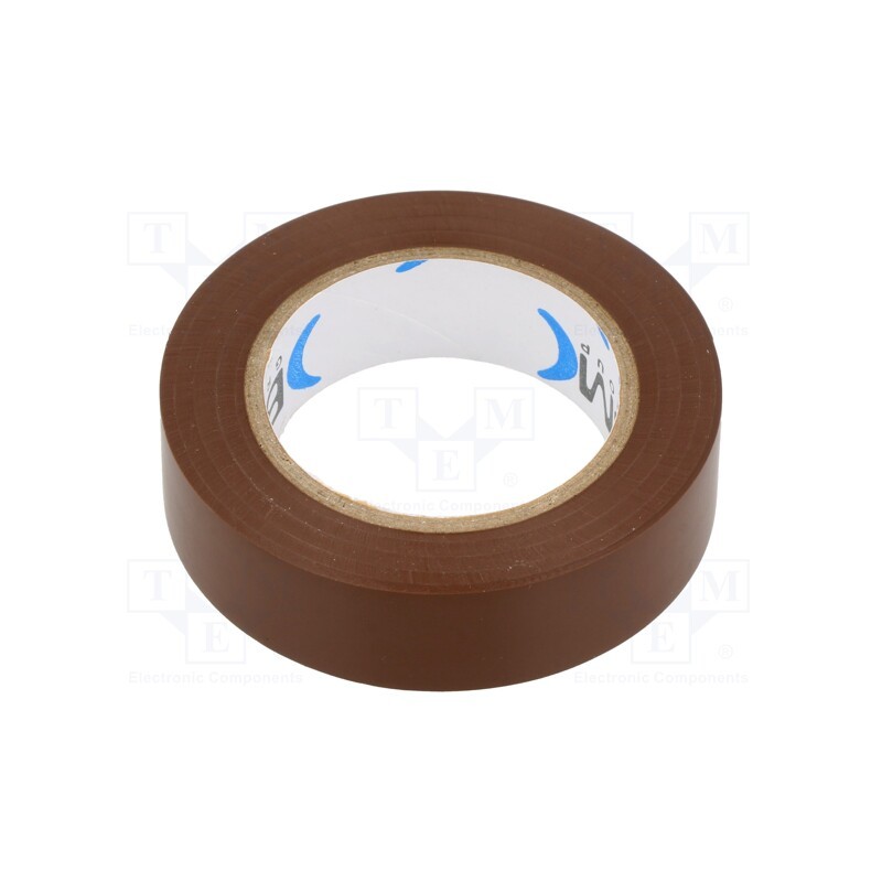5 rol x BM GROUP - BMESB1510MA - Tape: electrical insulating, W: 15mm, L: 10m, Thk: 0.15mm, brown