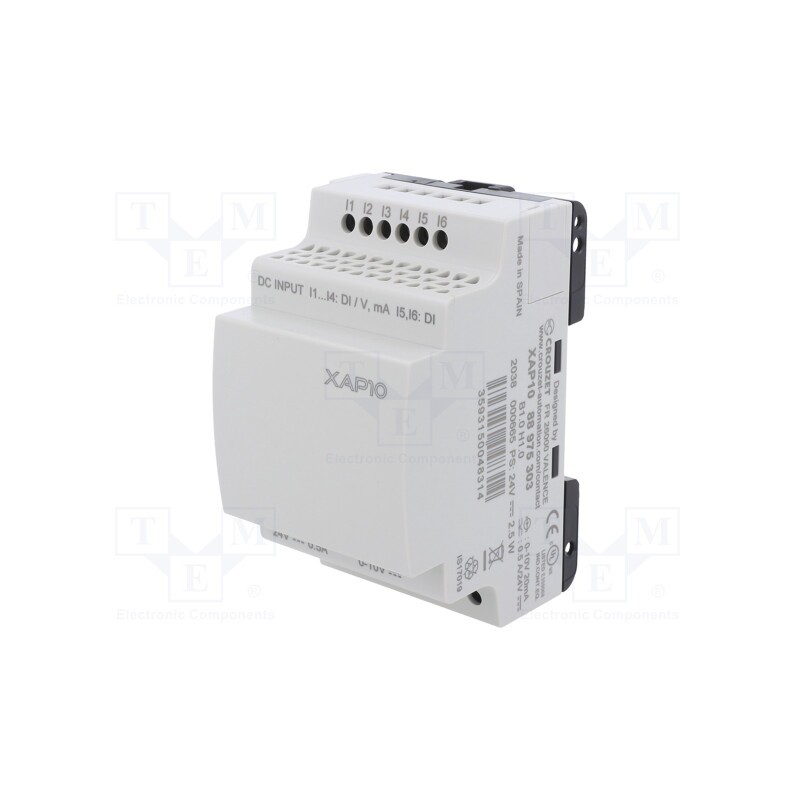 1 pcs x CROUZET - 88975303 - Module: extension, IN: 6, OUT: 4, OUT 1: digital,PWM, Millenium Evo