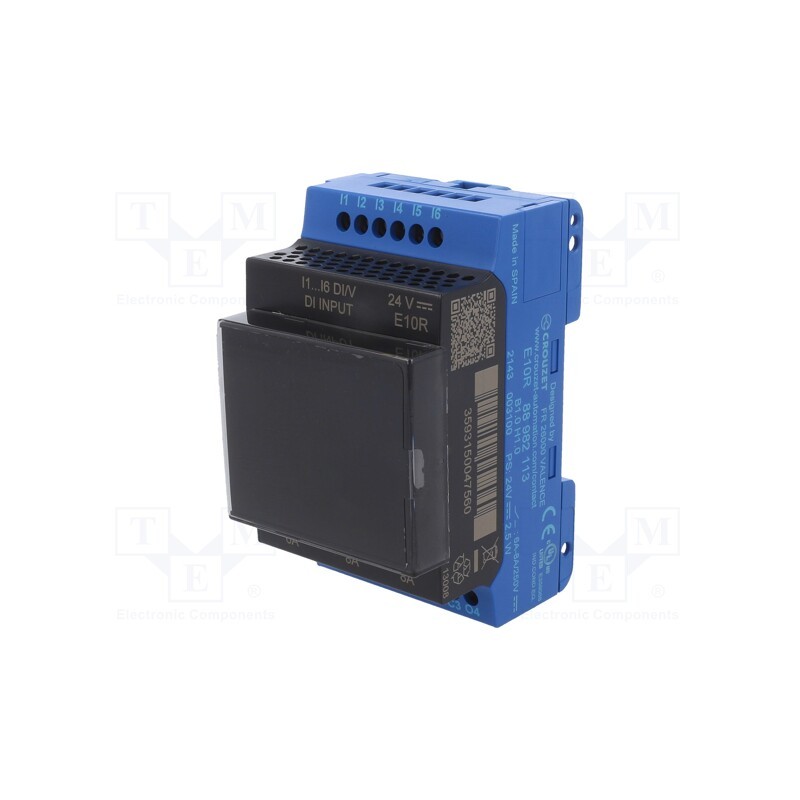 1 pcs x CROUZET - 88982113 - Module: extension, OUT: 4, IN: 6, OUT 1: relay, IN 1: 0÷10V,0÷28,2V