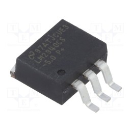 1 pcs x TEXAS INSTRUMENTS - LM2940CS-5.0/NOPB - IC: voltage regulator, LDO,fixed, 5V, 1A, TO263-3, SMD, , Ch: 1