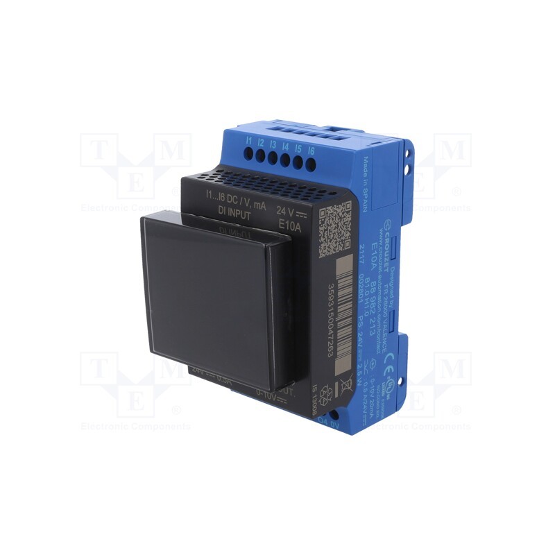 1 pcs x CROUZET - 88982213 - Module: extension, OUT: 4, IN: 6, OUT 1: 0÷10V,digital,PWM, 24VDC