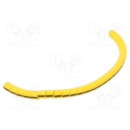 1 pcg x PARTEX - PA-02003PV40.- - Markers, Marking: -, 1.3÷3mm, PVC, yellow, -30÷60°C, leaded, PA-02