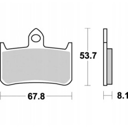 SBS brake pads for honda vfr cbr vtr cb