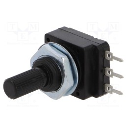 1 pcs x SR PASSIVES - 16PMI-4K7 - Potentiometer: shaft, single turn, 4.7kΩ, 60mW, PCB, 6mm, plastic