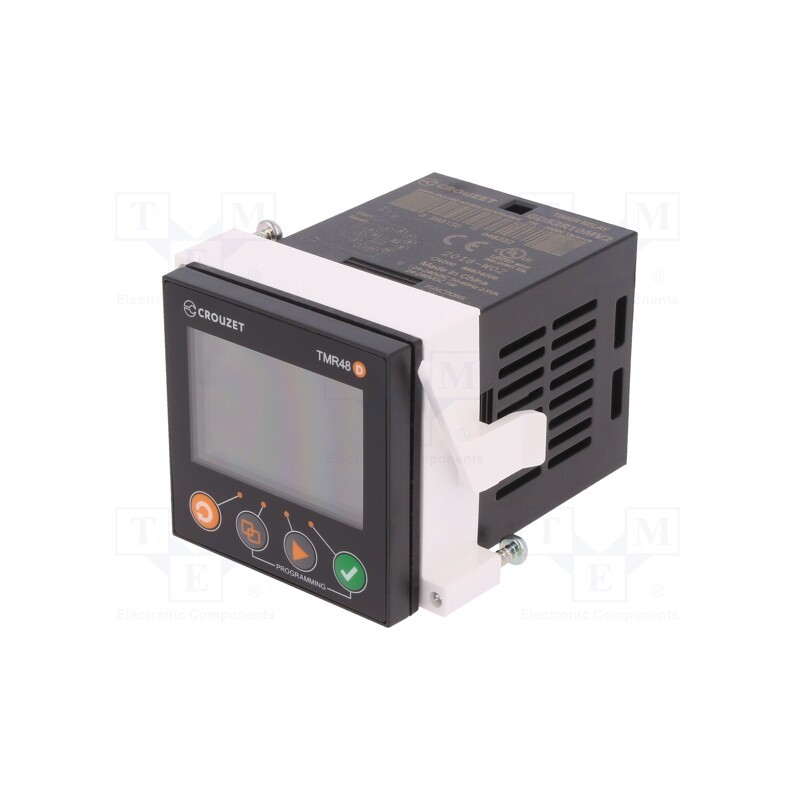 1 pcs x CROUZET - GDS2R10MV2 - Timer, Range: 0,05s÷9999h, SPDT x2, 24÷240VAC, 24÷240VDC, 45x45mm