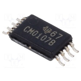 1 pcs x TEXAS INSTRUMENTS - CD40107BPW - IC: digital, NAND, Ch: 2, IN: 2, CMOS, SMD, TSSOP8, 3÷18VDC, -55÷125°C