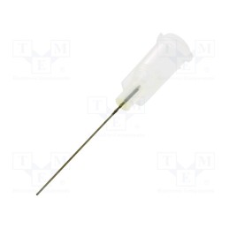 10 pcs x FISNAR - 8001103 - Needle: steel, 1', Size: 27, straight, 0.2mm, Body: semi-transparent
