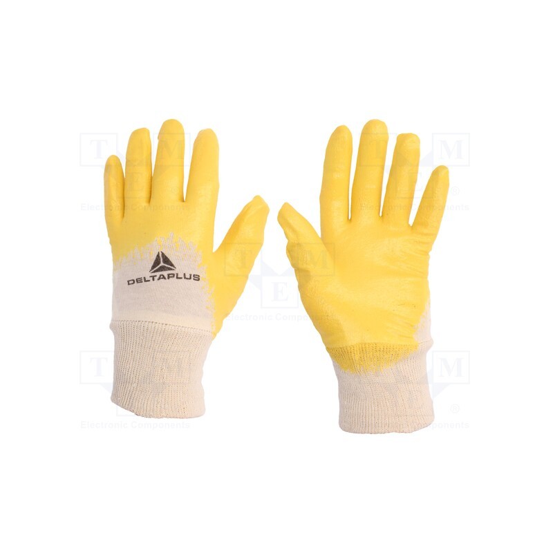 1 set x DELTA PLUS - NI01507 - Protective gloves, Size: 7, Nitrile™ rubber, NI015