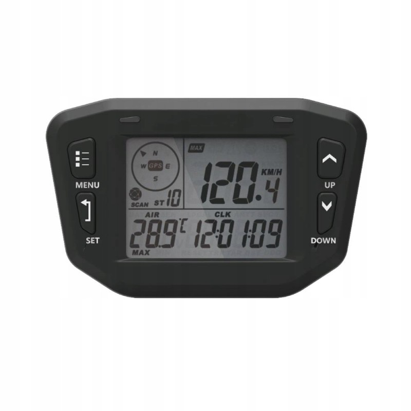 Universal counter with GPS, speedometer, rpm