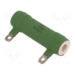 1 pcs x TELPOD - RDC25S-100R-5% - Resistor: wire-wound, 100Ω, 25W, ±5%, Ø18x56mm, for soldering