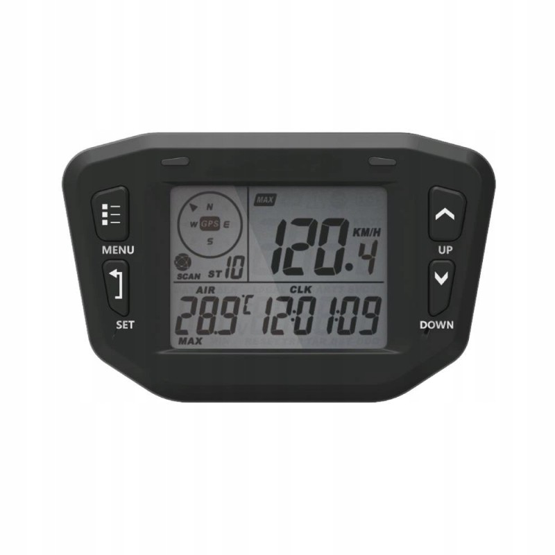 Universal counter with GPS, temperature, revolutions