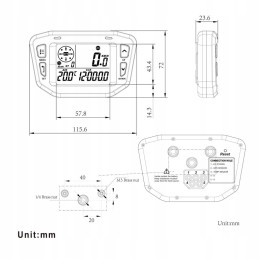 Universal counter with GPS, temperature, revolutions