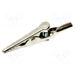 1 pcs x MUELLER ELECTRIC - BU-60S - Crocodile clip, 10A, Grip capac: max.7.9mm, Overall len: 50.1mm
