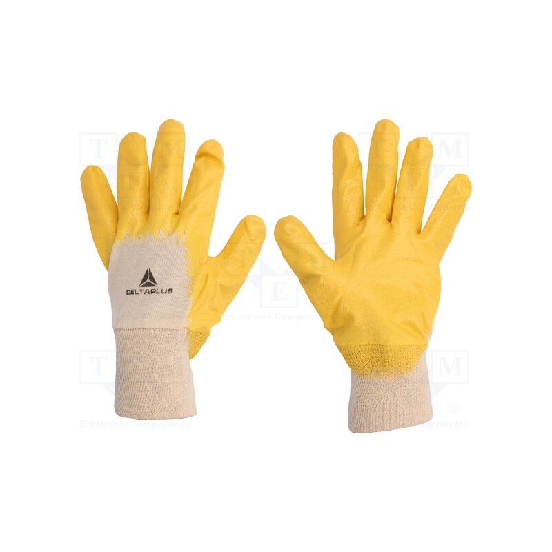 1 set x DELTA PLUS - NI01511 - Protective gloves, Size: 11, Nitrile™ rubber, NI015
