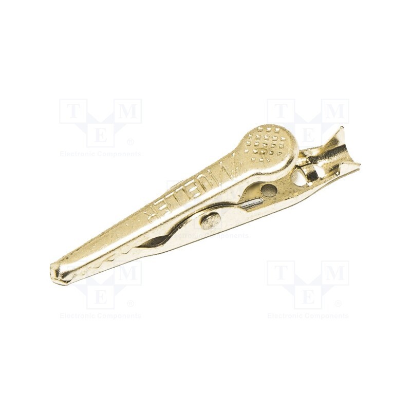 1 pcs x MUELLER ELECTRIC - BU-70 - Crocodile clip, 5A, Grip capac: max.7.9mm, Overall len: 42.86mm