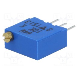 1 pcs x VISHAY - M64W103KB40 - Potentiometer: mounting, multiturn, 10kΩ, 500mW, THT, ±10%, linear
