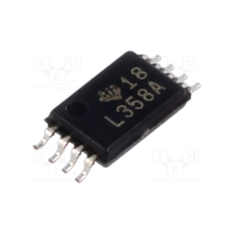 1 pcs x TEXAS INSTRUMENTS - LM358APW - IC: operational amplifier, 0.7MHz, Ch: 2, TSSOP8, , IB: 200nA