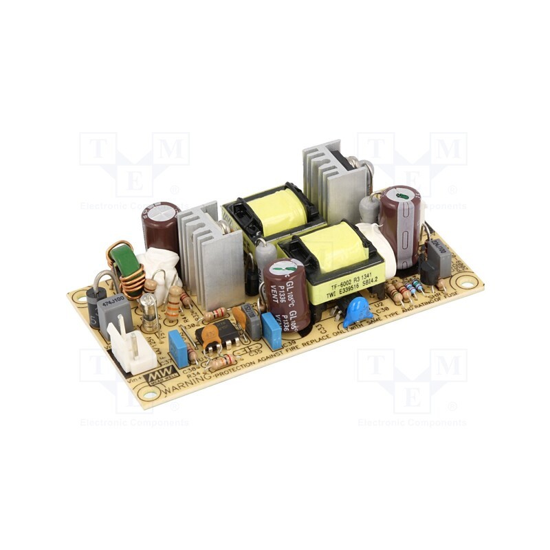 1 pcs x MEAN WELL - PSD-15A-12 - Converter: DC/DC, 15W, Uin: 9.2÷18V, Uout: 12VDC, Iout: 1.25A, PCB