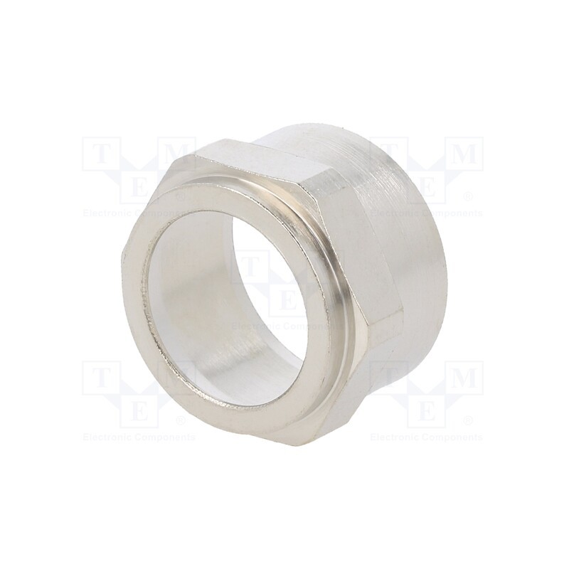 1 pcs x HELLERMANNTYTON - 166-33803 - Straight terminal connector, Thread: metric,non-swivel,outside