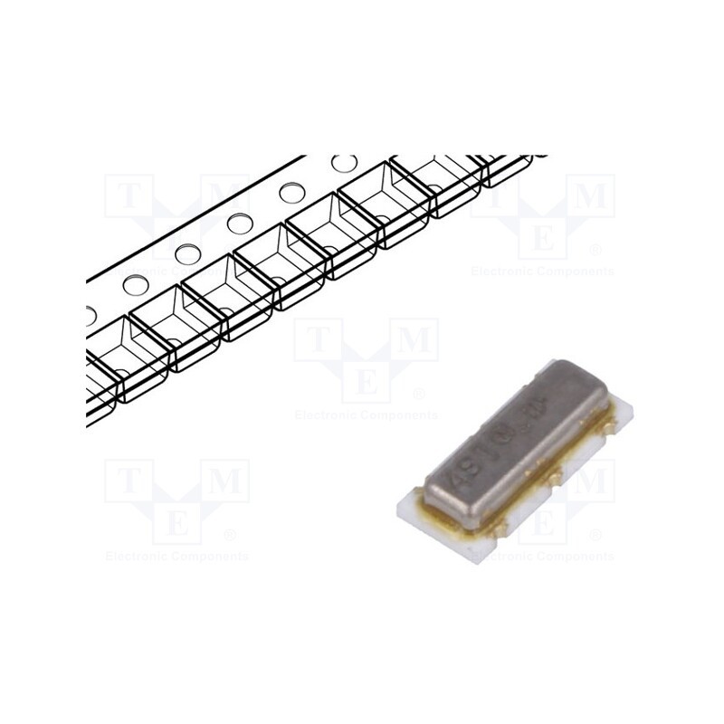 1 pcs x MURATA - CSTCC4M91G53-R0 - Resonator: ceramic, 4.91MHz, SMD, 7.2x3x1.55mm, Tol: ±0.5%, 15pF
