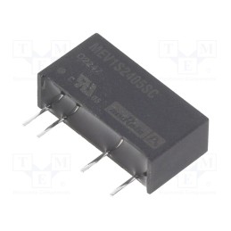 1 pcs x Murata Power Solutions - MEV1S2405SC - Converter: DC/DC, 1W, Uin: 21.6÷26.4V, Uout: 5VDC, Iout: 200mA, SIP