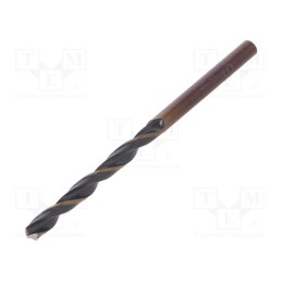 10 pcs x ALPEN-MAYKESTAG - 62600400100 - Drill bit, for metal, Ø: 4mm, L: 75mm, Working part len: 43mm