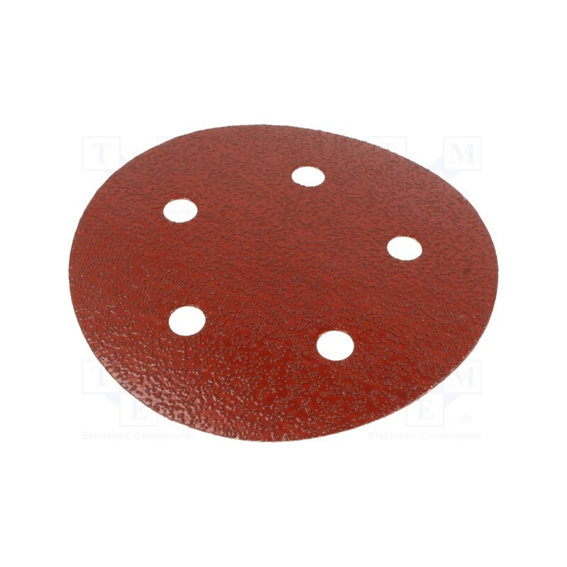5 pcs x 3M - 950U 125MM P 60+ - Wheel, 125mm, Granularity: 60, with holes, HOOKIT 950U, Holes no: 5