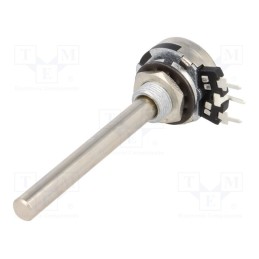 1 pcs x PIHER - T-21AHM0607252A2020 - Potentiometer: shaft, single turn, 2.5kΩ, 200mW, THT, 6mm, metal