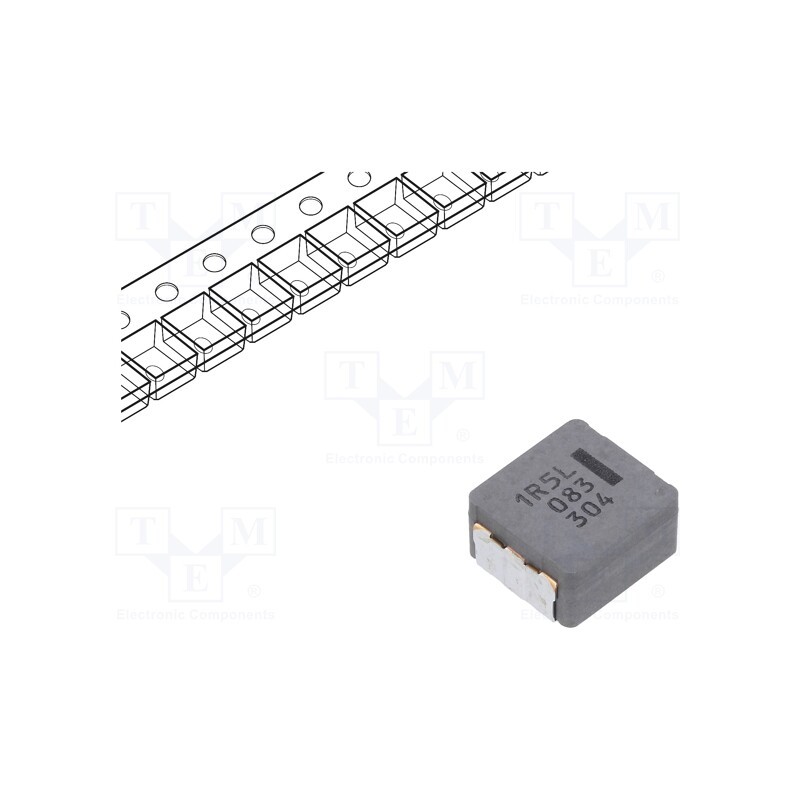 1 pcs x PANASONIC - ETQP6M1R5YLC - Inductor: wire, SMD, 1.5uH, 32A, 3.2mΩ, ±20%, 10.9x10x6mm, -40÷150°C