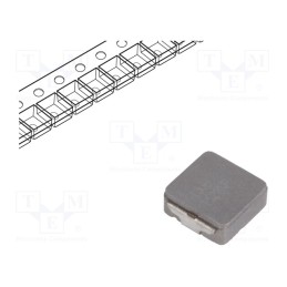 1 pcs x VISHAY - IHLP4040DZER150M11 - Inductor: wire, SMD, 15uH, 6.25A, 40.9mΩ, ±20%, 10.3x10.3x4mm, IHLP