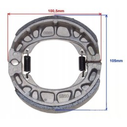 Drum brake shoes 105x25