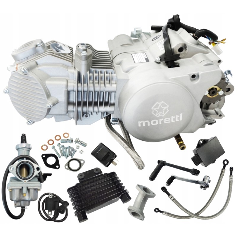 Moretti horizontal engine 1p60ymj 150cc 4t 4-speed manual set with cooling
