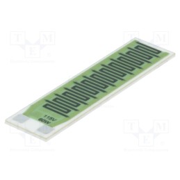 1 pcs x TELPOD - GBR-605/115/60-1 - Resistor: thick film, heating, glued, 220Ω, 60W, soldering pads