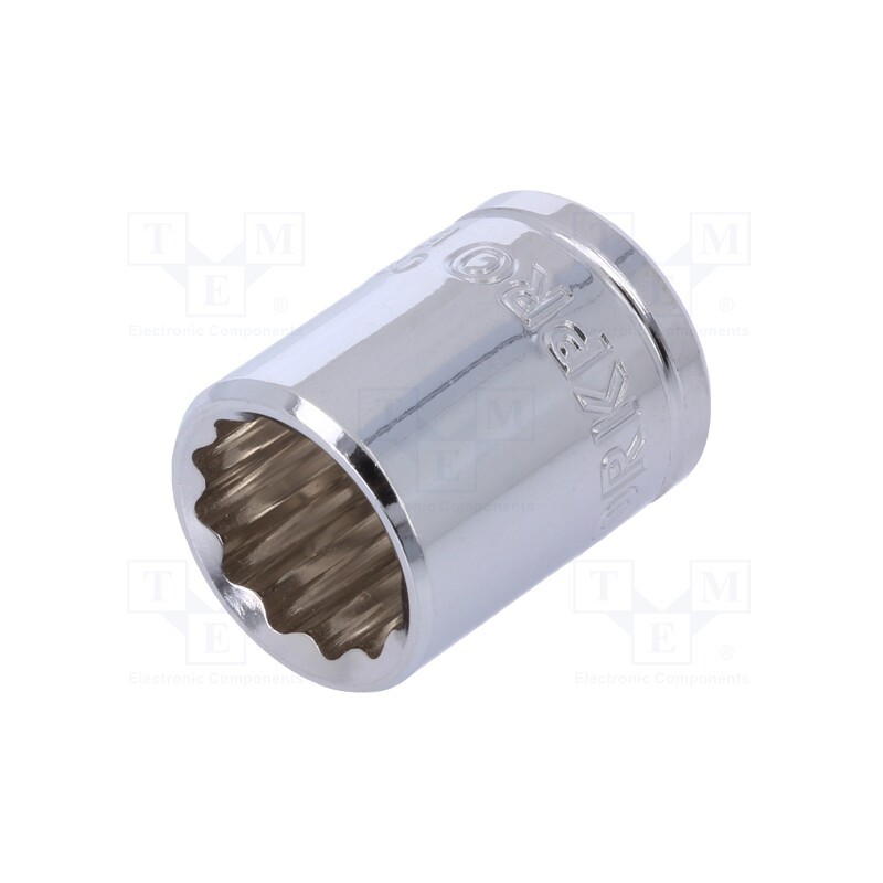 1 pcs x Workpro - W074139 - Socket, 12-angles,socket spanner, 3/8', Chrom-vanadium steel