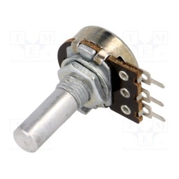 1 pcs x TELPOD - PRP167 100K A 20P1 - Potentiometer: shaft, single turn, 100kΩ, 100mW, ±20%, 6mm, mono