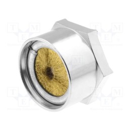 1 pcs x LAPP - 54110843 - Nut, with earthing, M32, brass, nickel, 39mm, -70÷200°C, Pitch: 1.5