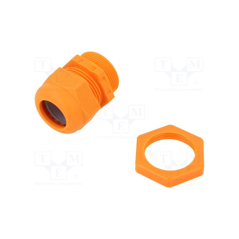 1 pcs x OBO BETTERMANN - V-TEC VM32+ OR - Cable gland, with metric thread, M32, 1.5, IP68, polyamide, orange