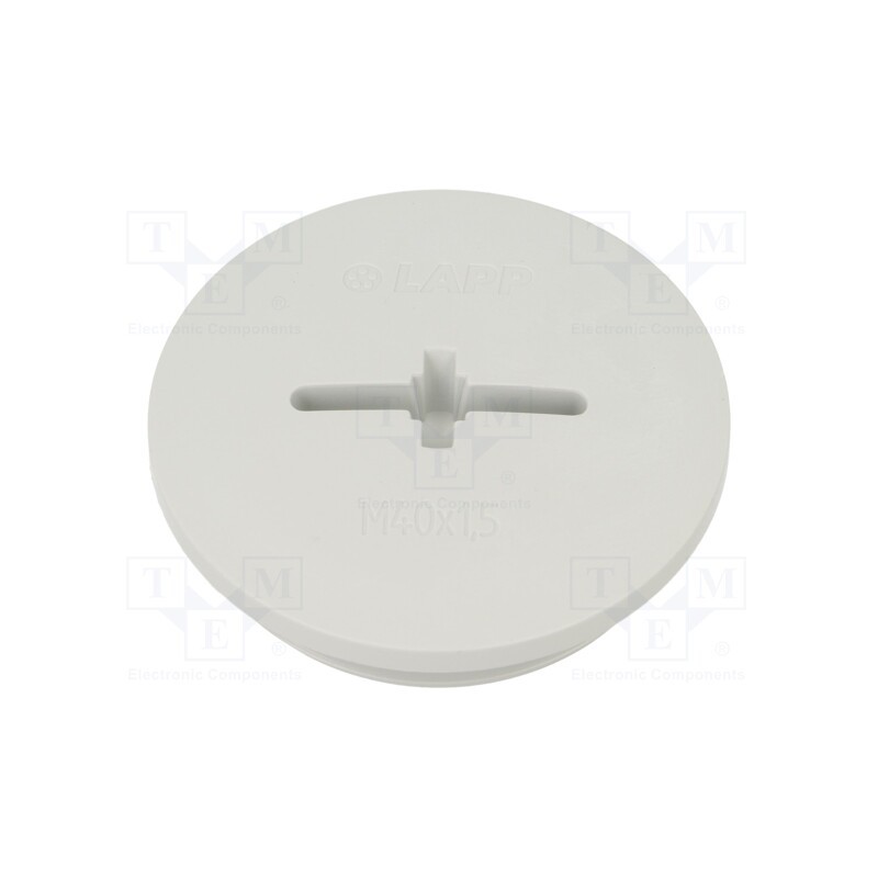 1 pcs x LAPP - 52006157 - Stopper, M40, 1.5, IP68, polyamide, light grey, SKINDICHT®, 8mm