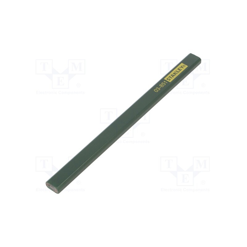 5 pcs x STANLEY - 1-03-851 - Pencil, 176mm, Application: building, bulk, Hardness: 4H
