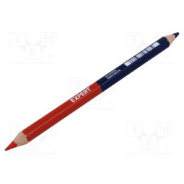 1 pcs x EXPERT - 8175072 - Pencil, red-blue