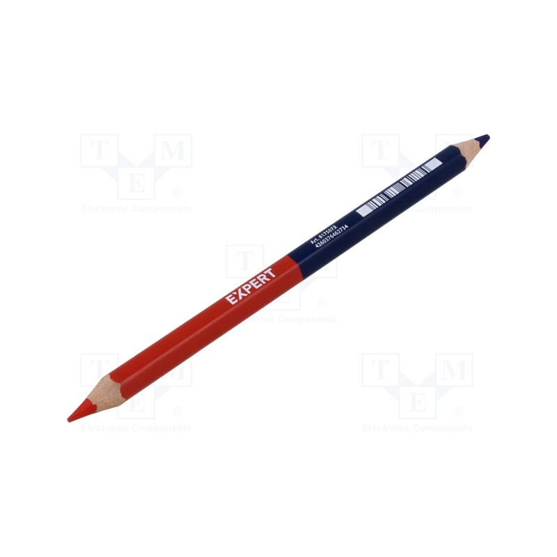 1 pcs x EXPERT - 8175072 - Pencil, red-blue