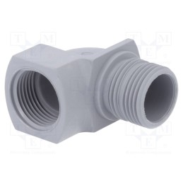 1 pcs x LAPP - 52106220 - Cable gland, angular, M20, 1.5, IP55, polyamide, grey