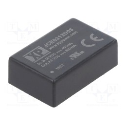 1 pcs x XP POWER - JCE0312D05 - Converter: DC/DC, 3W, Uin: 9÷18V, Uout: 5VDC, Uout2: -5VDC, DIP24