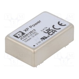 1 pcs x XP POWER - JCD0512S12 - Converter: DC/DC, 5W, Uin: 9÷18V, Uout: 12VDC, Iout: 417mA, 266kHz