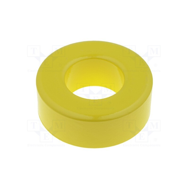 1 pcs x MICROMETALS - T184-26 - Ferrite: toroidal, L: 18mm, Øint: 24.1mm, Øout: 46.7mm, 169nH